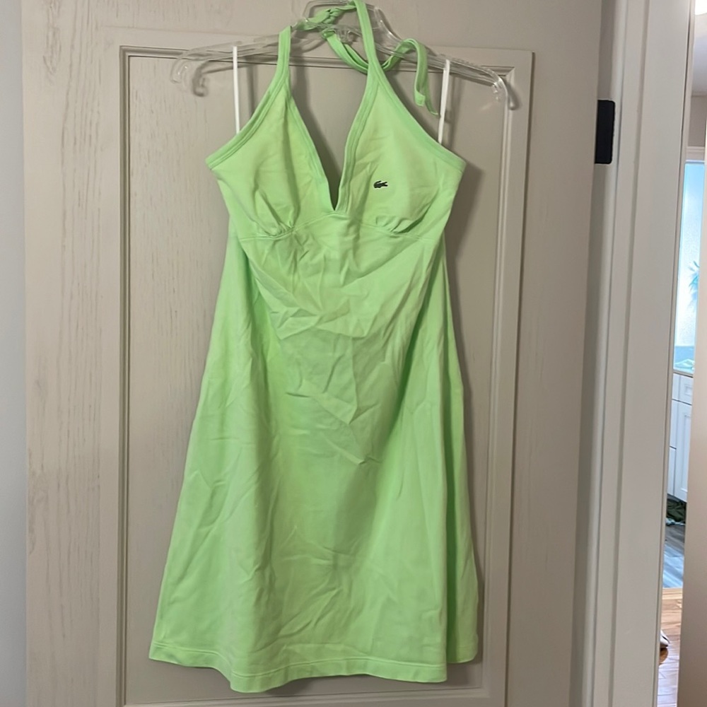 Like green Lacoste halter dress